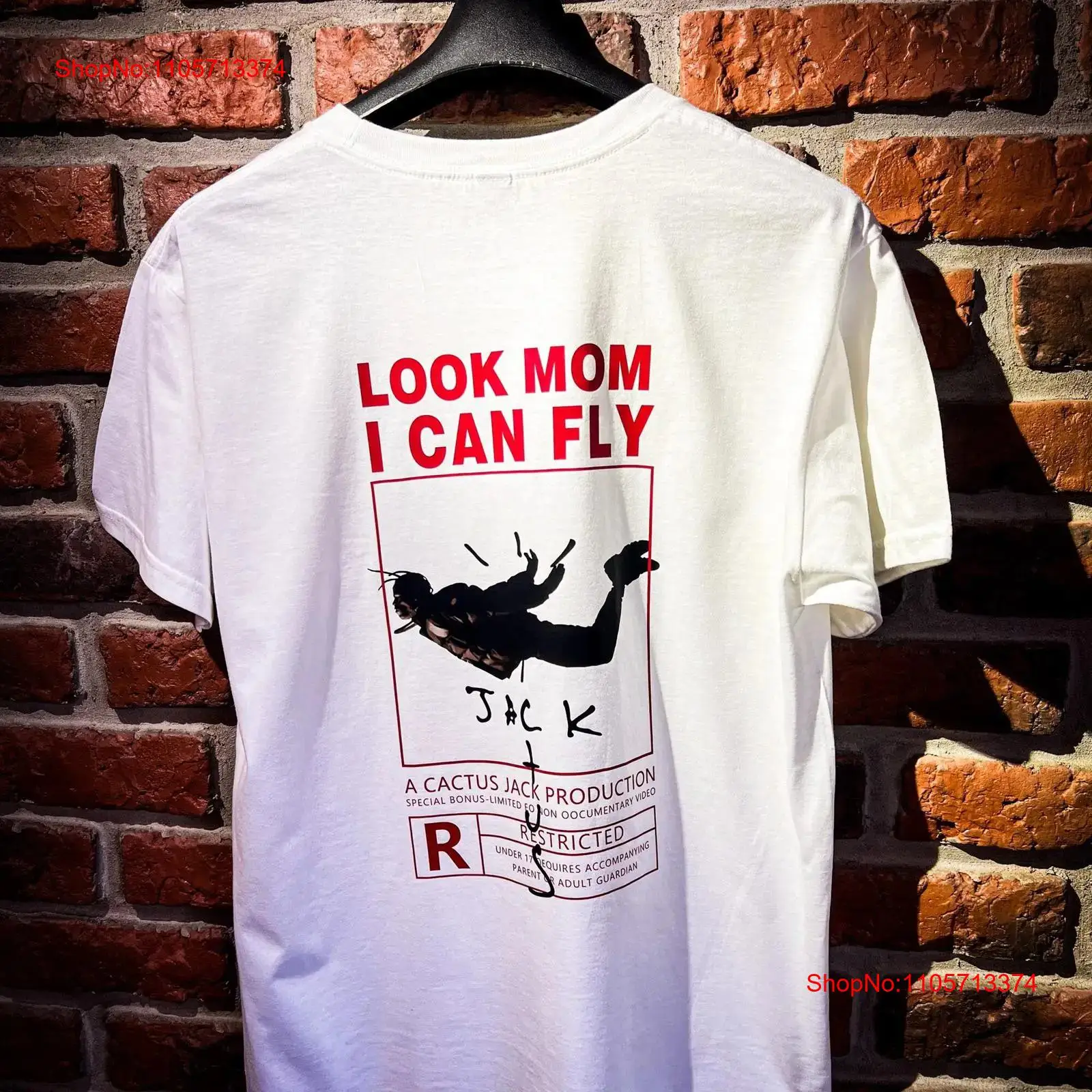 Cactus Jack Tee - Travis Scoot T Shirt look mom