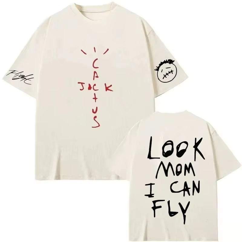 Fashion Fans Gift Mom I Can Fl - đánh giá và giá Cactus Jack Tee