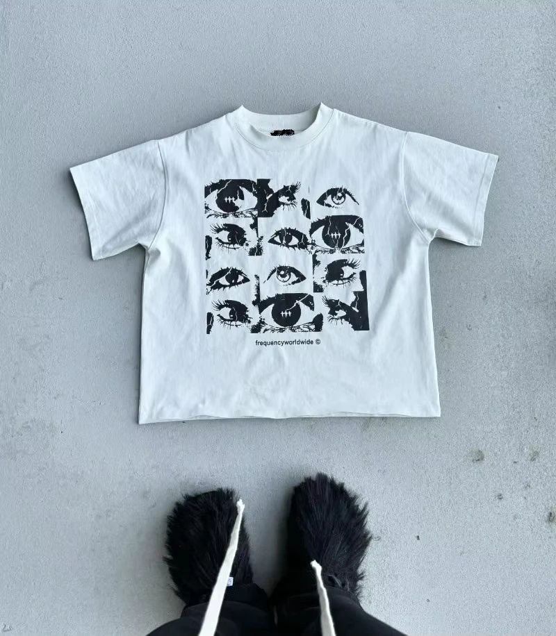 Harajuku Couple Casual Loose O - đánh giá và giá Cactus Jack Tee